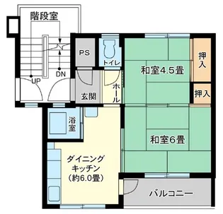 緑ヶ丘第2【4階】の間取り
