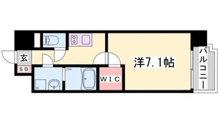 ワールドアイ神戸ハーバーランド【4階】の間取り