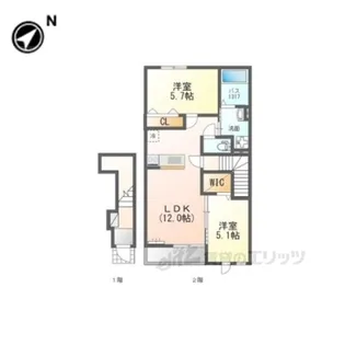 SunnyHome【2階】の間取り