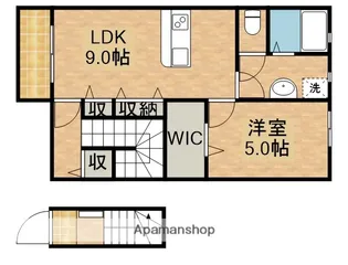 LOTUS船明【2階】の間取り