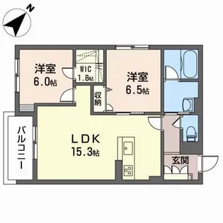 アンビエラ シュシュ I【1階】の間取り