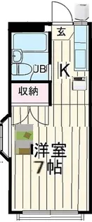 ハイツサンパーク【2階】の間取り