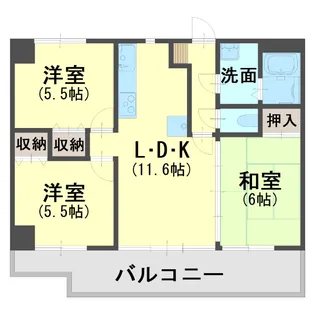 根塚町ビル【3階】の間取り