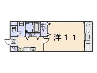 メゾンドブランシェ【3階】の間取り