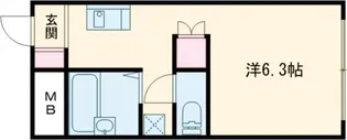 サンプレイス明石【2階】の間取り