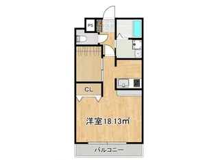 ムーンローズ【2階】の間取り
