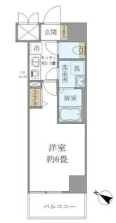 シエル白山 B館【5階】の間取り