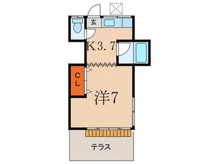 KAEDE【1階】の間取り