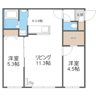 アプローズ ゲートウェイ【3階】の間取り