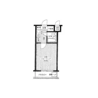 ロンスター三軒茶屋【2階】の間取り