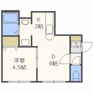 アナーズコテージA棟【2階】の間取り