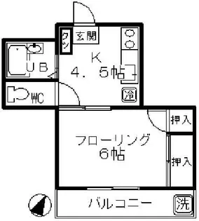末広ビリジアン【1階】の間取り