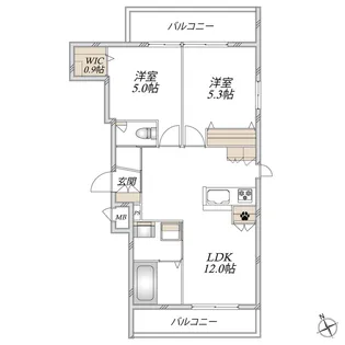 Kirsche Ichikawa【3階】の間取り