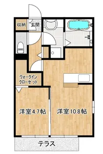 スプランディードシンフォニーA棟【2階】の間取り