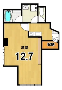 セントエルモ三条【2階】の間取り
