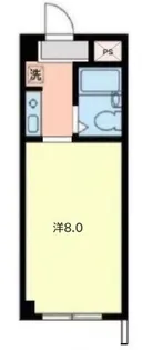 ラヴィエ新宿【1階】の間取り