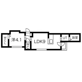 Feliz円山【2階】の間取り
