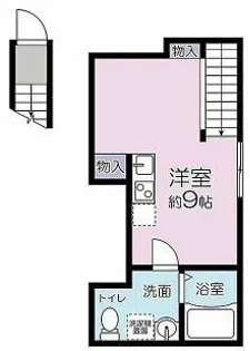 BigApple新宿West【2階】の間取り