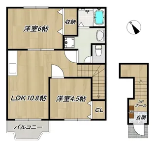 エテルネル生水II【2階】の間取り