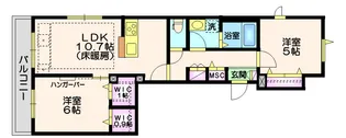 リビオン【3階】の間取り