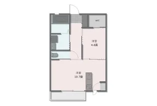 シャーメゾン野地B【1階】の間取り
