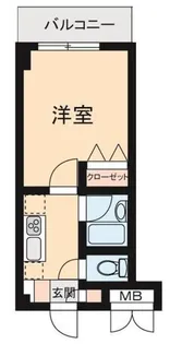 エコロジー高井戸プロセンチュリー【1階】の間取り