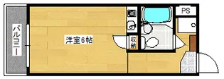 コーポマルニ【3階】の間取り