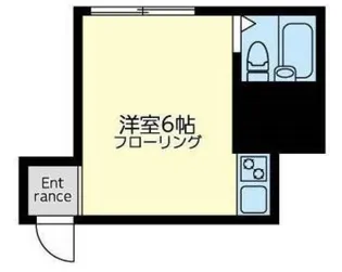 コーポラス三ツ沢【1階】の間取り