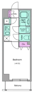 ドゥーエ西小山【4階】の間取り