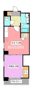 ドミール南大塚【5階】の間取り