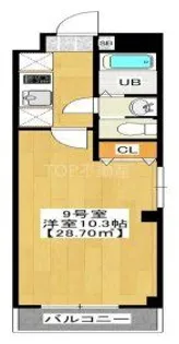 レスパス南花園【2階】の間取り