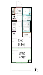 ディアクレスト西荻窪【2階】の間取り