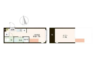 ハーモニーテラス若宮VIII【1階】の間取り