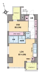 ファーストシーン船堀セオリー【2階】の間取り