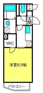 クラストイー【4階】の間取り