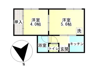 パティオ【3階】の間取り