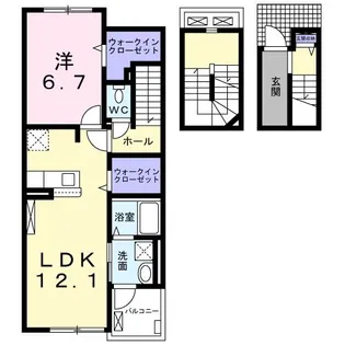 ヴィラ・エスペランサ【3階】の間取り