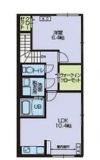 フレスポワール【3階】の間取り