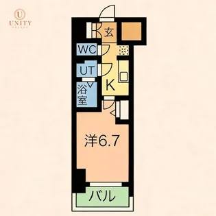 メイクス鶴舞II【3階】の間取り