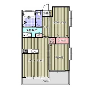 エルミタージュ【3階】の間取り