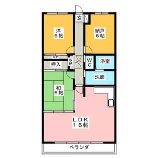 グランドヴォーグ【1階】の間取り