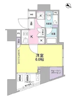 SIL西五反田【10階】の間取り