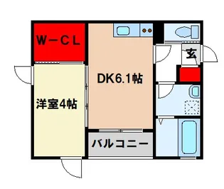 ヴェネツィア小郡【1階】の間取り