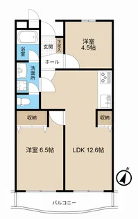 メゾン白樺【3階】の間取り