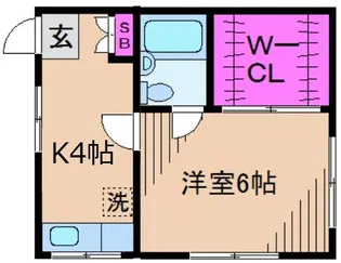 エノデ6メゾン【2階】の間取り