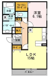 コンフォール長居東【2階】の間取り