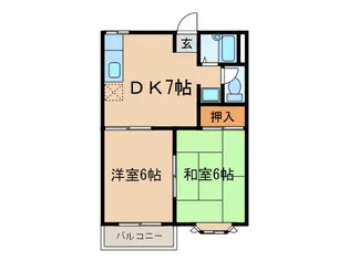 サンベルナール271【2階】の間取り