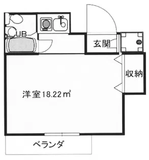 ウイング中野【3階】の間取り