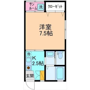 リリーバレー【1階】の間取り