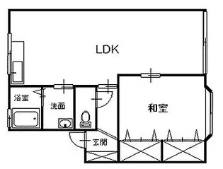 シティハウスおあしす【2階】の間取り
